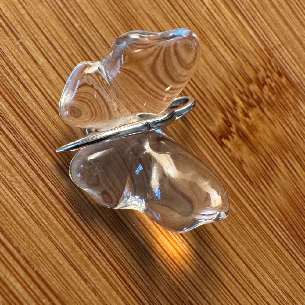 Butterfly 
Lalique vintage pendant
